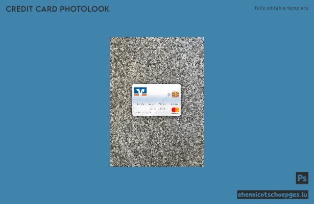 Deutsche Volksbank Mastercard Photolook Beispielvorschau